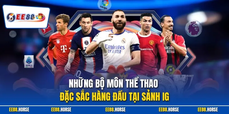Những bộ môn thể thao đặc sắc hàng đầu tại sảnh IG
